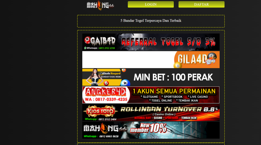 5 Bandar Togel Terpercaya Membangun Tim Online