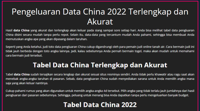 data china